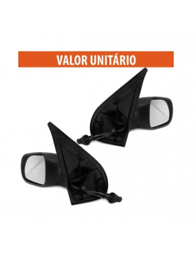 Espelho Retrovisor Direito C/Controle Fiat Palio Siena Strada 2004 a 2007