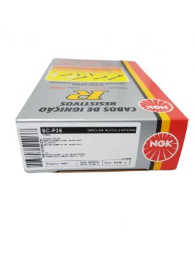 Jogo de Cabo de Vela Supressivo Fiesta/Focus/Ka I Ngk