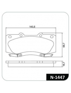 Kit Pastilha Freio Dianteira Toyota Hilux 2.5 2009 a 2015 Advics Cobreq