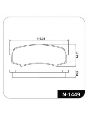 Kit Pastilha Freio Traseira Mitsubishi Pajero 2009 a 2016 Toyota Landcruiser 3.0 16v 2009 a 2012 Sumitomo Cobreq..