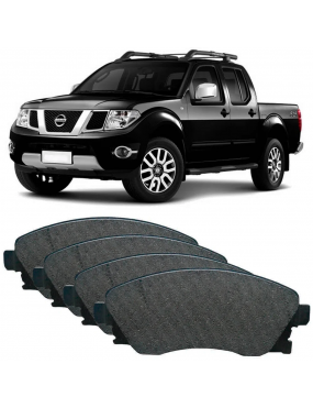 Kit Pastilha Freio Dianteira Mitsubishi Frontier 2.8 2002 a 2013 Nissan Terrano 3.0 1987 a 1999 Akebono Cobreq