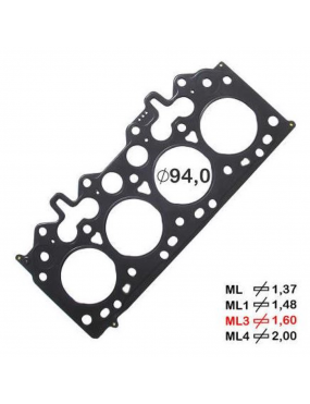 JUNTA CABECOTE METALICA 1,60MM BASTOS