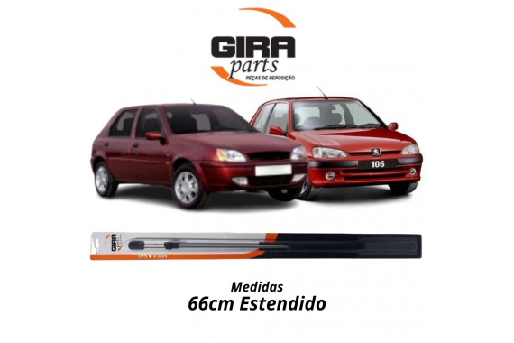 AMORTECEDOR TAMPA TRASEIRA FORD FIESTA HATCH E STREET 1996/2003 PEUGEOT 106 PÓS 1992