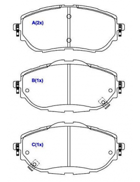Pastilha Freio Dianteira Toyota Corolla 1.8 2.0 16v 2014 a 2019..