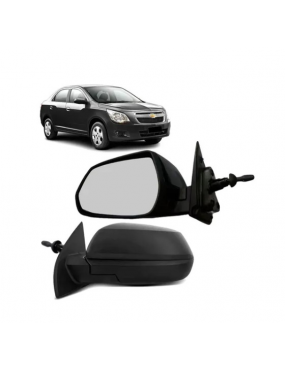 Espelho Retrovisor Esquerdo Com Controle Chevrolet Cobalt Pós 2012