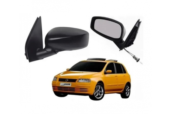 Espelho Retrovisor Direito C/Controle Fiat Stilo 2002 a 2008