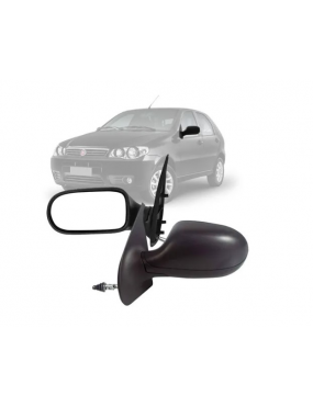 Espelho Retrovisor Esquerdo Com Controle Fiat Palio Economy Pós 2011 4 Portas Siena El Pós 2011 4 Portas