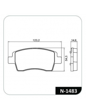 Jogo Pastilha Freio Dianteira Toyota Etios Hatch 2013 a 2018 Akebono Cobreq