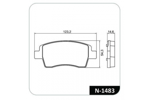 Jogo Pastilha Freio Dianteira Toyota Etios Hatch 2013 a 2018 Akebono Cobreq