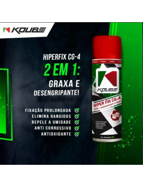 Spray Lubrificante Alta Fixacao Hiper Fix 200ml Koube