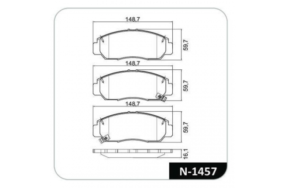 Kit Pastilha Freio Dianteira Honda Civic 2013 a 2016 Sumitomo Cobreq