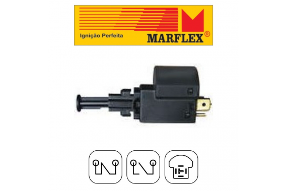 Interruptor Luz Freio Marflex Gm Agile Astra Celta Classic Meriva Montana Prisma Zafira