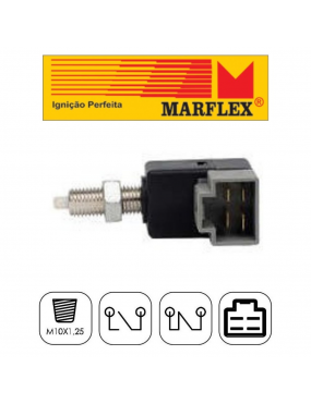 Interruptor Luz Freio Marflex Hyundai Accent Elantra Eqqus Genesis I30 IX35 Santa Fe Sonata Tucson ..