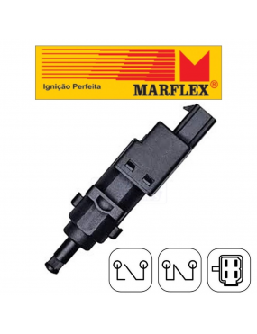 Interruptor Luz Freio Marflex Fiat Uno Palio Siena Strada Stilo Punto Linea Doblo Bravo Ducato..