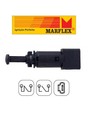 Interruptor Luz Freio Marflex Peugeot 206 307 308 408 607 3008 5008 Partner Citroen C3 C4 C5 DS3 Xsara Picasso Berlingo