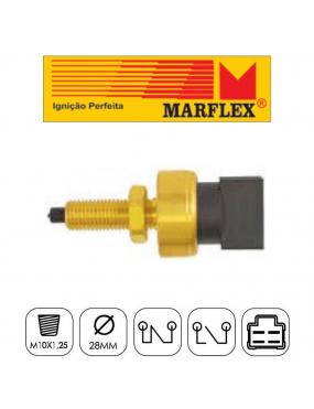 Interruptor Luz Freio Marflex Accord Civic Prelude Elantra Sonata Sorento Eclipse Galant L200 3000GT Pajero..