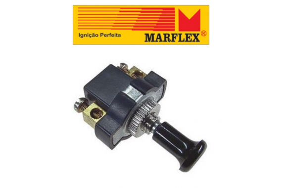 Interruptor Tipo Universal Botão Preto Marflex