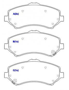 Pastilha Freio Dianteira Fiat Freemont Dodge Journey Jeep Wrangler..