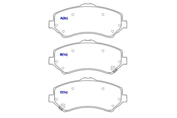 Pastilha Freio Dianteira Fiat Freemont Dodge Journey Jeep Wrangler