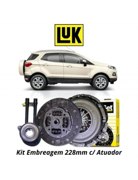 Kit Embreagem c/ Atuador Ford Ecosport 4x2 2.0 16v Flex Pós 2013 Motor Duratec