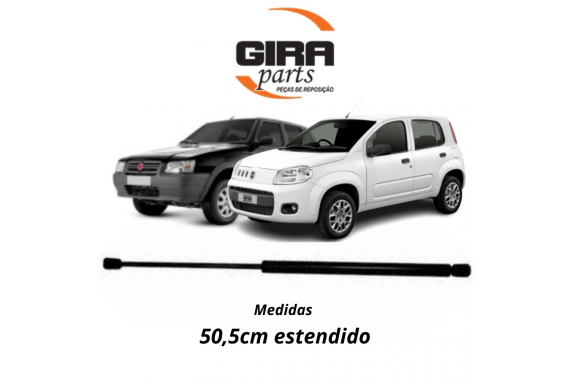 AMORTECEDOR TAMPA TRASEIRA FIAT UNO 2010 A 2016