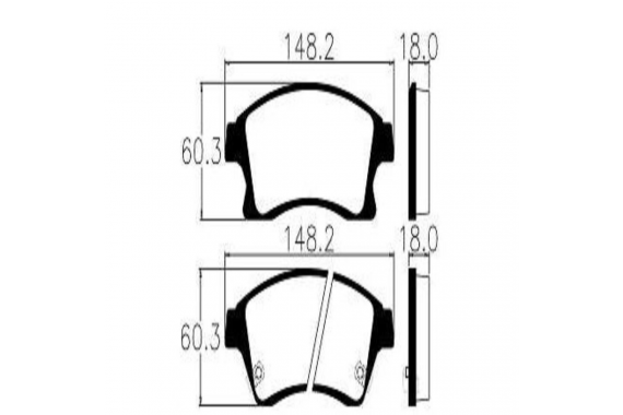 Kit Pastilha Freio Dianteira Gm Cruze 1.8 16v 2011 a 2016 Ecopads