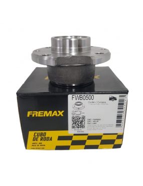 Cubo Roda Traseira Com Rolamento 30mm Ferro Fundido Fremax