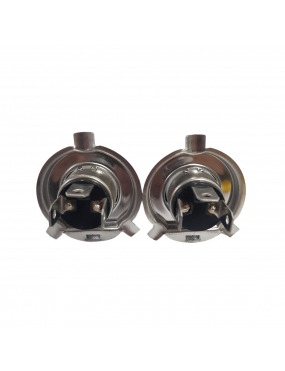 Kit Par Lâmpada H4 55w 12v 8500k Hid Brightness Super Branca
