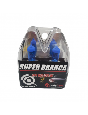 Kit Par Lâmpada H4 55w 12v 8500k Hid Brightness Super Branca