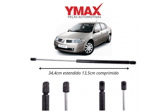 AMORTECEDOR TAMPA TRASEIRA YMAX RENAULT MEGANE 2006 A 2013