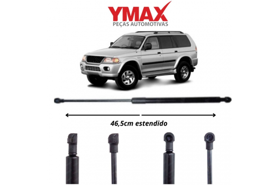 AMORTECEDOR TAMPA TRASEIRA YMAX MITSUBISHI PAJERO SPORT 2006 A 2020