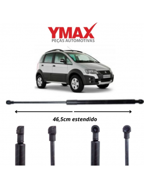 AMORTECEDOR TAMPA TRASEIRA YMAX FIAT IDEA 2010 A 2016..