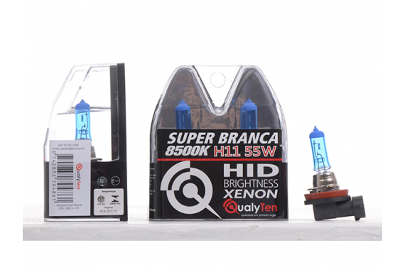 LAMPADA H11 55W 12V 8500K HID BRIGHTNESS QUALY TEN