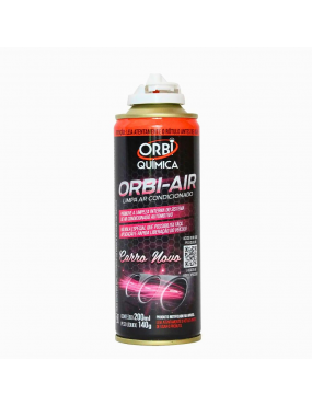 Spray Limpa Ar Condicionado Aroma Carro Novo Fácil Aplicação Orbi Química - 200ml