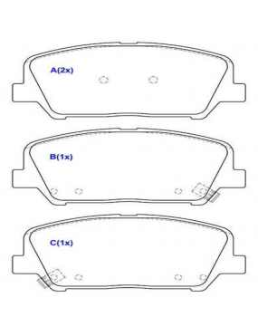 Pastilha Freio Dianteira Hyundai Azera Genesis 24v Pós 2011..