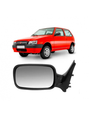 Espelho Retrovisor Esquerdo S/Controle Fiat Uno Fire 2001 a 2004 2 Portas..