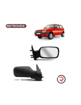 Espelho Retrovisor Esquerdo S/Controle Fiat Uno Fire 2001 a 2004 2 Portas