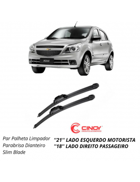 PALHETA LIMPADOR PARABRISA DIANTEIRO SLIM BLADE CINOY