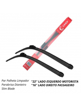 PALHETA LIMPADOR PARABRISA DIANTEIRO SLIM BLADE CINOY