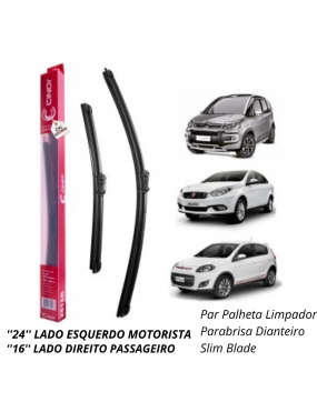 PALHETA LIMPADOR PARABRISA DIANTEIRO SLIM BLADE CINOY