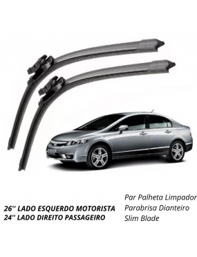 PALHETA LIMPADOR PARABRISA DIANTEIRO SLIM BLADE CINOY