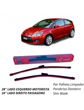 PALHETA LIMPADOR PARABRISA DIANTEIRO SLIM BLADE CINOY..