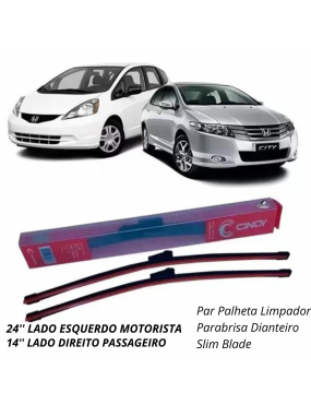 PALHETA LIMPADOR PARABRISA DIANTEIRO SLIM BLADE CINOY..