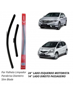 PALHETA LIMPADOR PARABRISA DIANTEIRO SLIM BLADE CINOY