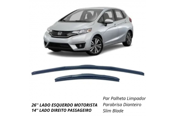 PALHETA LIMPADOR PARABRISA DIANTEIRO SLIM BLADE CINOY