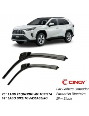 PALHETA LIMPADOR PARABRISA DIANTEIRO SLIM BLADE CINOY