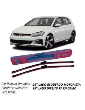 PALHETA LIMPADOR PARABRISA DIANTEIRO SLIM BLADE CINOY