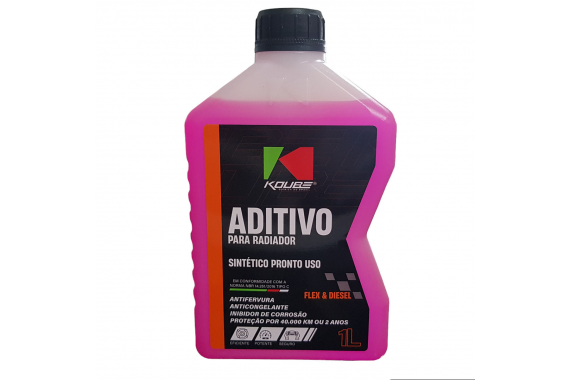 Aditivo Radiador Sintetico Pronto Uso Rosa 1 Litro Koube