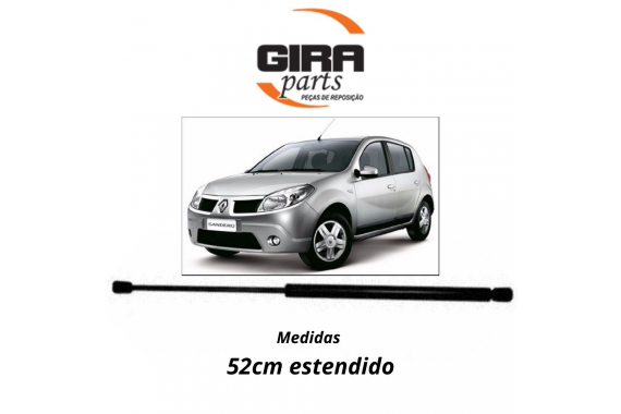 AMORTECEDOR TAMPA TRASEIRA RENAULT SANDERO 2008 A 2013