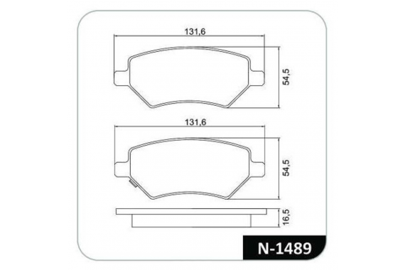 Kit Pastilha Freio Dianteira Chery Cielo 1.6 2010 a 2012 Lifan X60 1.8 2013 a 2021 Cobreq